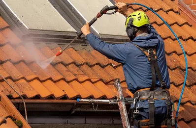 Démoussage et hydrofuge de toiture à Bernes